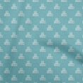 thumbnail image 1 of oneOone Viscose Chiffon Light Blue Fabric Kids Alphabet Craft Projects Decor Fabric Printed By The Yard 42 Inch Wide, 1 of 4