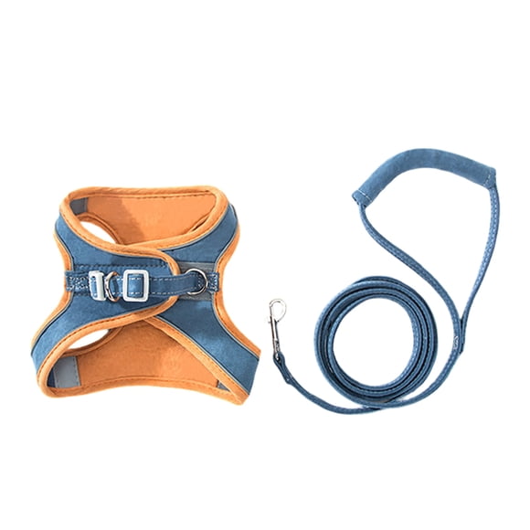 Cat Harness Cat Soft And Breathable Vest Leash Easy To Wear For Cats Walking - Suitable For Travel Days