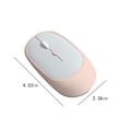 thumbnail image 3 of Bluetooth 5.0 Wireless Mouse, Noiseless Portable Computer Mouse with USB Receiver, 2.4G Silent Rechargeable Mice for Laptop PC Tablet Desktop, 3 of 5