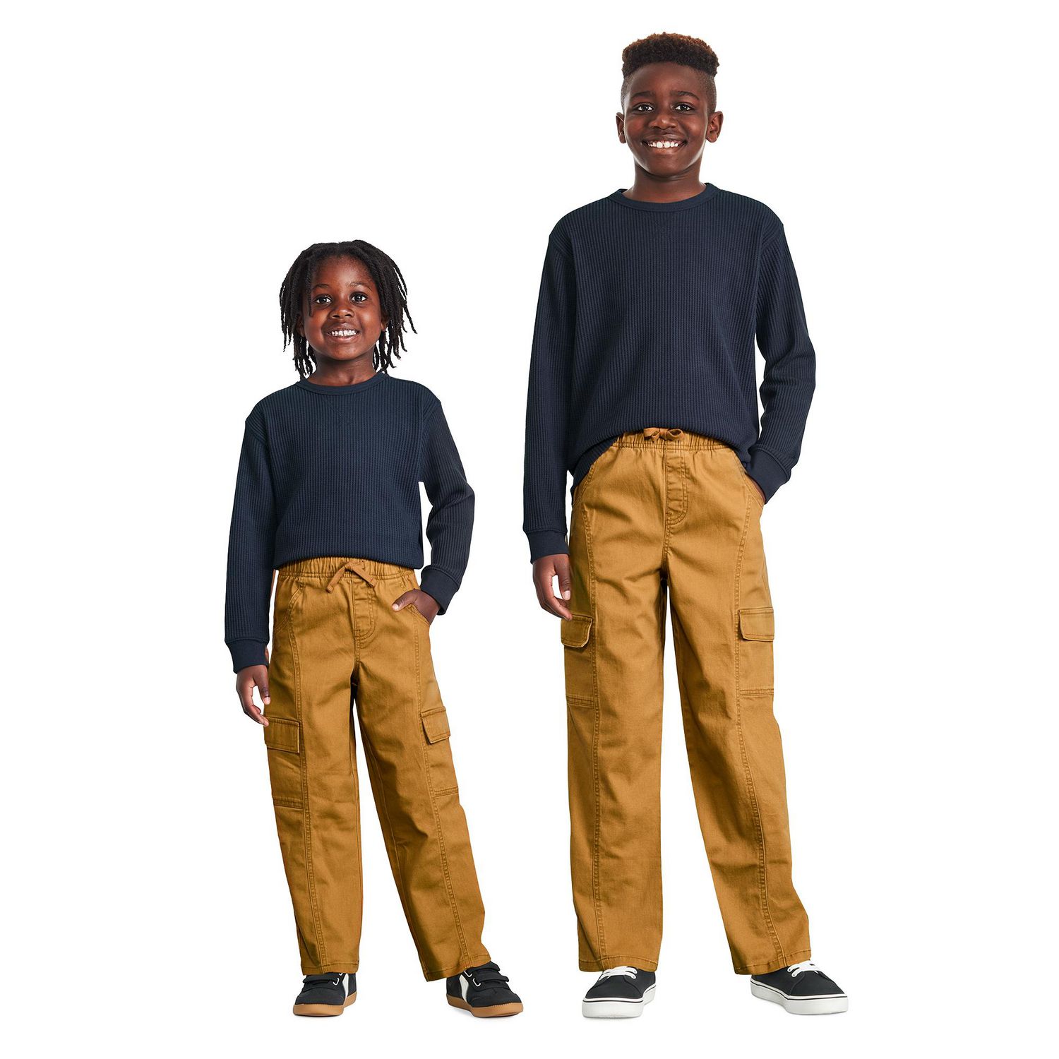 Pantalon cargo à jambe large George pour garçons