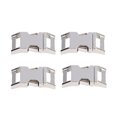 thumbnail image 1 of Belt Buckle, 4Pcs Side Release Buckle Fine Workmanship Simple Operation Light Weight Alloy Materials Belt Buckle[White], 1 of 9