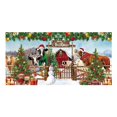thumbnail image 1 of Holiday Cheer Garage Festive Christmas Banner With Bright Colors Festive Design For Auto Enthusiasts Home Garages Easy Hanging Durable Material Metal Poles Mini Flag Holder for Porch Heavy Duty Flag, 1 of 4