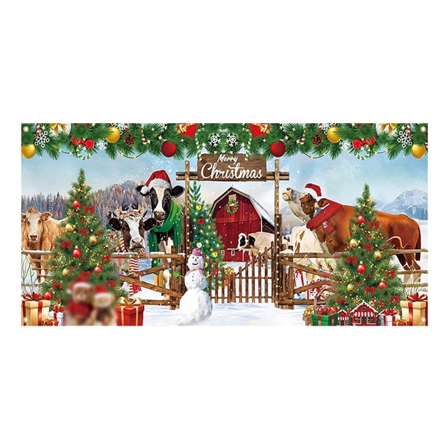 Holiday Cheer Garage Festive Christmas Banner With Bright Colors Festive Design For Auto Enthusiasts Home Garages Easy Hanging Durable Material Metal Poles Mini Flag Holder for Porch Heavy Duty Flag