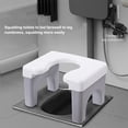 thumbnail image 1 of VONKY Squatting Pan Stool – Stabilize Your Posture For Improved Digestion And Health Bathroom Stool For Adults Bathroom Stools white High end, 1 of 6