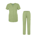 thumbnail image 1 of Adar Universal Women's Scrub Set ? Snap Front Scrub Top and Multi Pocket Scrub Pants, 1 of 7