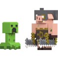 thumbnail image 2 of Minecraft-Legends-Coffret de 2 figurines-Creeper contre Piglin Bruiser, 2 of 6
