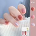 thumbnail image 2 of Riforla Three Color Nail Polish No Baking Quick Drying Set Durable Tearable Water Based Manicure 1ml Nail Polish, 2 of 3