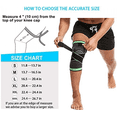thumbnail image 3 of Paire Genouillère pour la Douleur de l'Arthrite, Manchon de Compression Réglable pour le Soulagement de la Douleur des Hommes Femmes, Soutien du Genou pour la Récupération des Blessures (XXL), 3 of 4