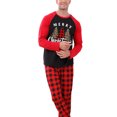 thumbnail image 4 of MAWCLOS Mommy Dad Child Xmas Pjs Elastic Waist Nightwear Holiday Tree Print PJ Sets Red Kids 2Y, 4 of 9