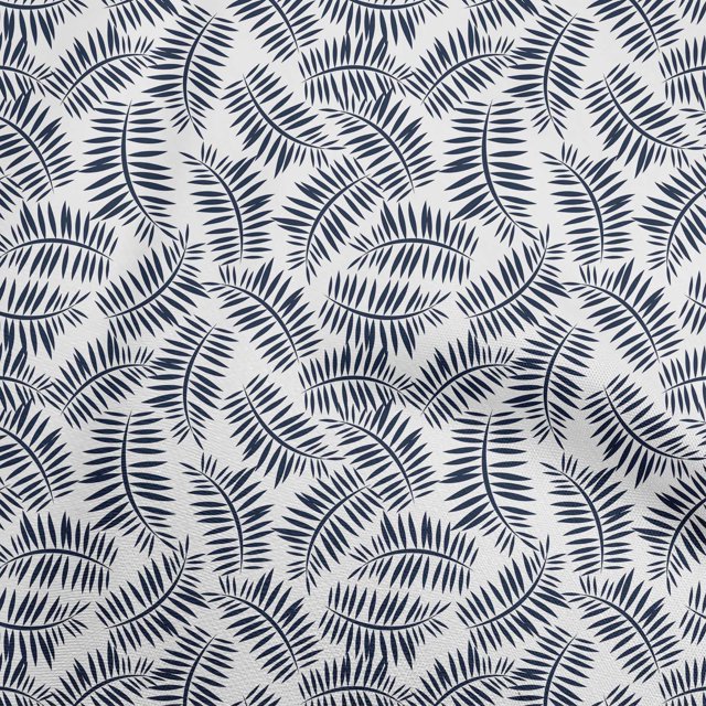 oneOone Rayon Navy Blue Fabric Tropical Sewing Craft Projects Fabric Prints By Yard 56 Inch Wide