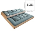 thumbnail image 3 of Fiber Mattress Pad | Foldable Mattress Topper for Bed | Thick Soft Mattress Padded Layer for Enhanced Support | Breathable & Washable | 59x79 Inches | Home, Dorm, Guest Room, Camping, 3 of 9