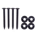 thumbnail image 1 of Lefu 4 Set Guitar Neck Mounting Plate Bushings/Ferrules 14 mm Diameter With Screws, 1 of 8