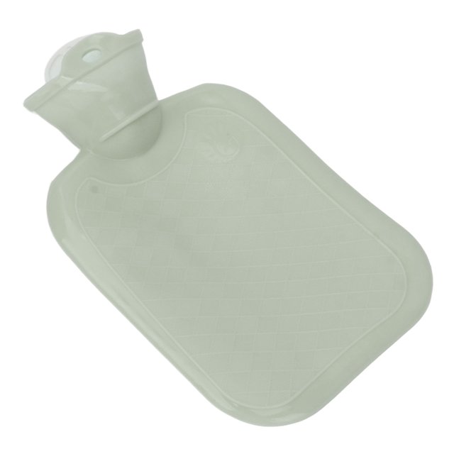 Warm Water Bag, Portable 500ML Hot Water Bottle Pressure Resistant Large Thread Bite For Hands For Neck For Student Green,Blue