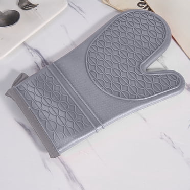 TIMIFIS Gants de Four Motif Antidérapant Résistants à l'Usure Gants de Protection Micro-Ondes en Silicone pour Cuisine Gadgets de Cuisson