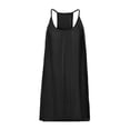 thumbnail image 3 of Robe à Bretelles Spaghetti pour Femmes Été Mode Femmes Bretelles Spaghetti Dos Ajouré Été Chiffon Plage Robe Courte, 3 of 5