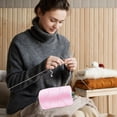 thumbnail image 4 of Light Weight Ice Silk Thread Composite Yarn Hand Woven DIY Hollow Thread Hook Pack Summer Cool Hat Cushion Yarn, 4 of 4