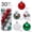 Vert, variante sur Pisexur 30 Pcs Boules de Noël Ornements pour Arbre de Noël, Ensemble d'Artisanat de Boules de Décoration de Noël Délicates Boules en Plastique Incassables kit de Boules d'Ornement de Noël pour Fête du Nouvel An, Congé, Mariage