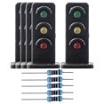 thumbnail image 2 of 5pcs 1:87 Traffic Light Ornament Table Railway Model Scenes Accessories 5Pcs Signal Lamps, 2 of 8