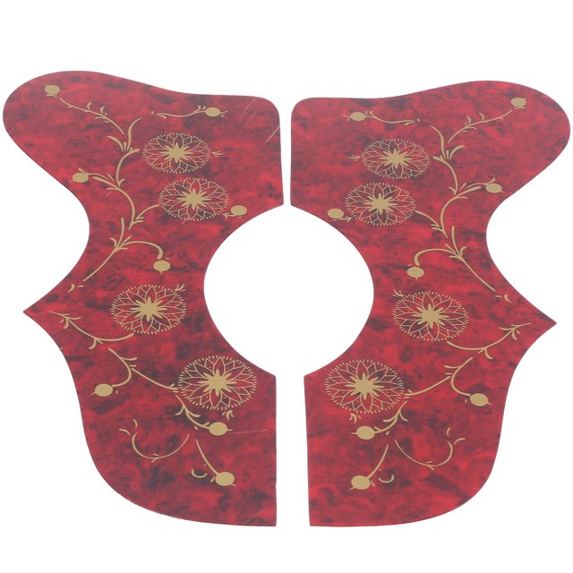Guitar Guard Panel, 2Pcs Guitar Guard For Acoustic White,Red,Brown,Black