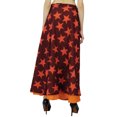 thumbnail image 2 of Phagun Floral Pattern Cotton Boho Hippie Wrap Skirt Single Layer Sarong, 2 of 3