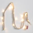 thumbnail image 4 of Jinsinto Christmas Day LED String Lights Sea Wind Seashell Cotton Rope Starfish Decorative Color Lights Bedroom Restaurant Lights (Beige), 4 of 5
