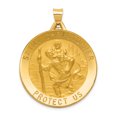 thumbnail image 1 of Pendentif Médaille Saint Christophe en Or Jaune 14K, 1 of 2