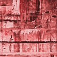 thumbnail image 1 of Ahgly Company Tapis d'Aire Intérieur Lavable à la Machine, Carré, Transitionnel, Rouge, 8 Pieds Carré, 1 of 7