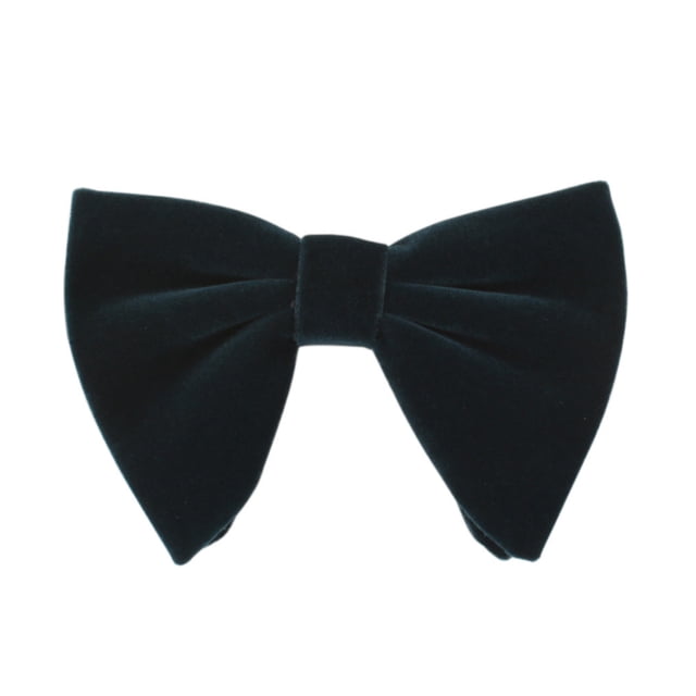 fastboy Stylish Velvet Bow Tie With Elastic Belt Stable Fixation Non-displacement Wide Application Halloween S