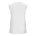 thumbnail image 5 of Pompotops T-Shirt Sans Manches à Col en V Décontracté à Imprimé pour Femme, Chandail, 5 of 5