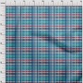 thumbnail image 2 of oneOone Polyester Lycra Fabric Madras Check Printed Craft Fabric BTY 56 Inch Wide, 2 of 3