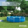 thumbnail image 3 of Intex Piscine hors Terre en Métal avec Pompe, Cartouche de Filtre, Lot de 6, et Couvercle, 3 of 11