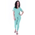 thumbnail image 3 of Moomaya Ensemble de Nuit Simple pour Femmes avec Pyjama en Coton 2 Pcs Nuisettes, 3 of 7