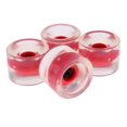 thumbnail image 2 of jinwen 4 Pcs Roues Longboard Lumineuses, Roues de Camion Patin de Nuit, 70 mm, 78 A, Rouge, 2 of 9