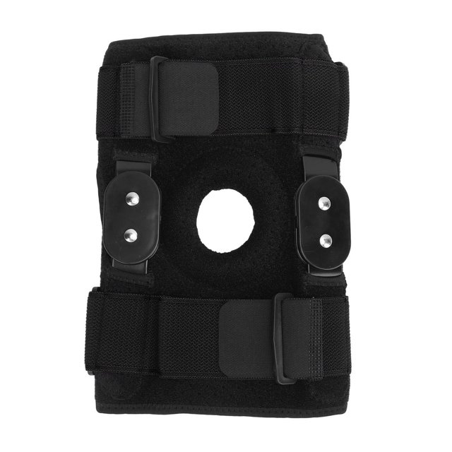 Silicone Knee Pad, Stabilize Patella with Folding Aluminum Plate Knee Protector for Running Basketball Cycling