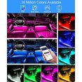thumbnail image 3 of Govee Lumières DEL pour Voiture, Mise à Niveau des Lumières Intérieures de Voiture à Deux Lignes, Contrôle via Application et Boîtier, Synchronisation Musicale, Lumières DEL RVB pour Voiture, CC 12 V, 3 of 8