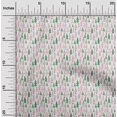 thumbnail image 2 of oneOone Rayon Light Pink Fabric Christmas Craft Projects Decor Fabric Printed By The Yard 56 Inch Wide, 2 of 4
