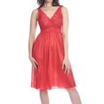thumbnail image 1 of Robe Silhouette Shadowline 37737 pour Femmes, 40 Po (Rouge G), 1 of 4