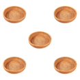thumbnail image 2 of Thinsony Wicker Woven Round Snack Fruit Bowl Rattan Food Organizer Tray 25x5cm 5Set, 2 of 6