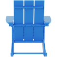 thumbnail image 3 of Palms Modern Adirondack Plastic Outdoor Rocking Chairs (Set of 4), 3 of 8