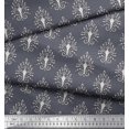 thumbnail image 2 of Soimoi Modal Satin Fabric Leaves,Floral & Paisley Block Print Fabric by The Yard 42 Inch Wide, 2 of 3