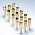 thumbnail image 4 of WE Games Brass Cribbage Pegs, Swarovski Crystals - Set of 3 - Crystal Clear, 4 of 5