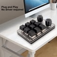 thumbnail image 3 of Macro Keyboard, Mechanical Gaming Macro Keypad, Red Switch, Customized Knobs, for Desktop PC, 3 of 7