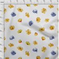 thumbnail image 3 of oneOone Viscose Chiffon Fabric Flower Watercolor Printed Craft Fabric BTY 42 Inch Wide, 3 of 4