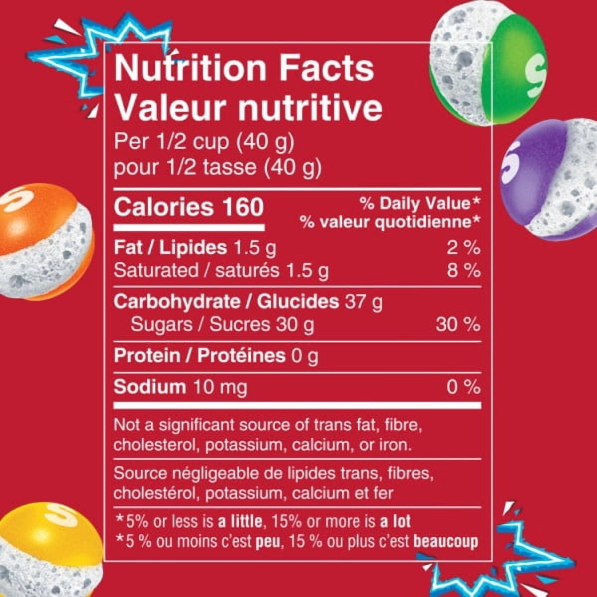 SKITTLES POP'D, Original Freeze Dried Candy Bag, 155g