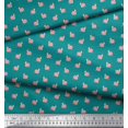 thumbnail image 3 of Soimoi Cotton Poplin Fabric Snail Insects Printed Craft Fabric by The Yard 42 Inch Wide, 3 of 3