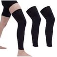 thumbnail image 2 of Extra Large Pair Leg Sleeves Compression Long Sleeve Calf Tibia Support for Men Women, 2 of 4