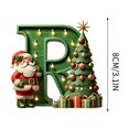 thumbnail image 1 of Nilvkv 26 Letters Christmas Tree Decoration Pendant Christmas Tree Ornaments Personalized DIY Christmas Ornaments Christmas Decoration Xmas Tree Hanging Decor Feature, 1 of 6