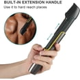 thumbnail image 3 of Body Hair Trimmer Groin Hair Trimmer for Mens Rechargeable Pubic Hair Trimmer for Men Body Shavers for Men Body Hair Groomers Back Shavers Back Hair Trimmer for Mens Bikini Trimmers by PRITECH, 3 of 6