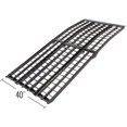 thumbnail image 4 of Black Widow 9' Motorcycle Loading Ramp, Extra-Wide, 1,500 lb. Capacity, Aluminum Arched Folding, Won't High Center, 4 of 4