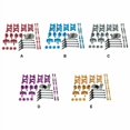 thumbnail image 1 of Accessoire de Remplacement pour Bras Roulants Arrière de Voiture RC pour Coupelles de Volant Ensemble de Réparation de Roulement Automobile pour WLtoys 144010 144001 144002 Or, 1 of 1
